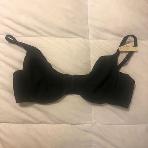 Brand New Skims Black Cotton Bra Sz 40D